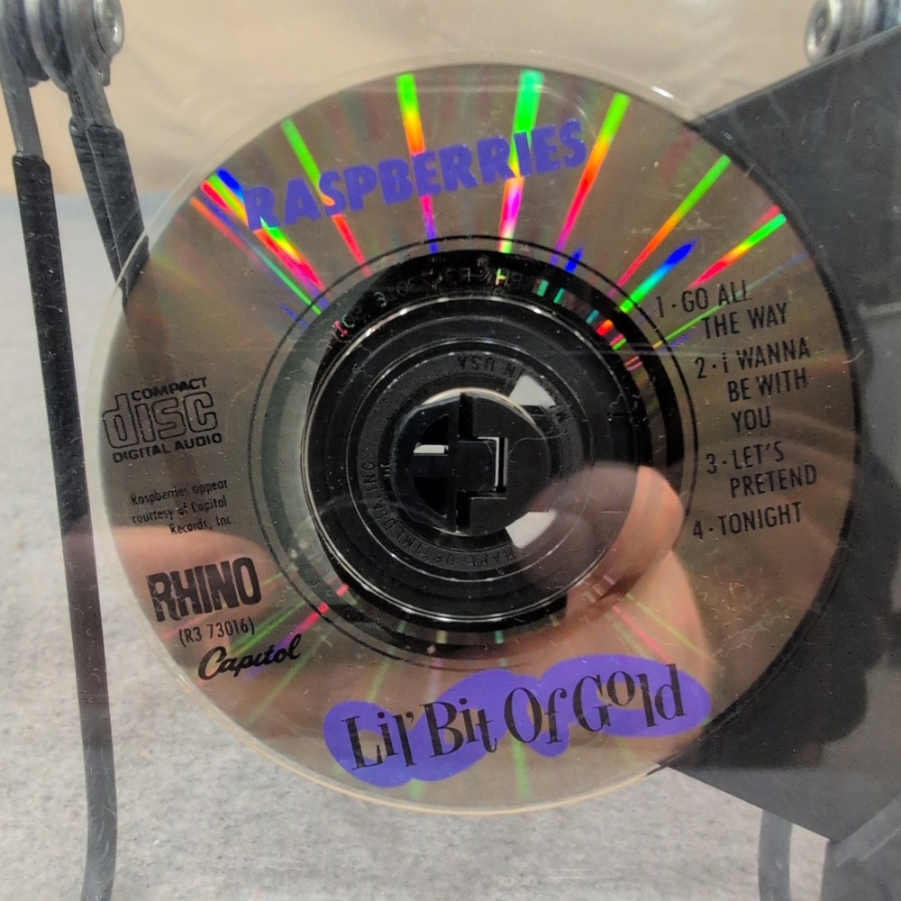 Raspberries Lil Bit Of Gold 3 inch Mini CD Single Go All The Way Rhino R3 73016